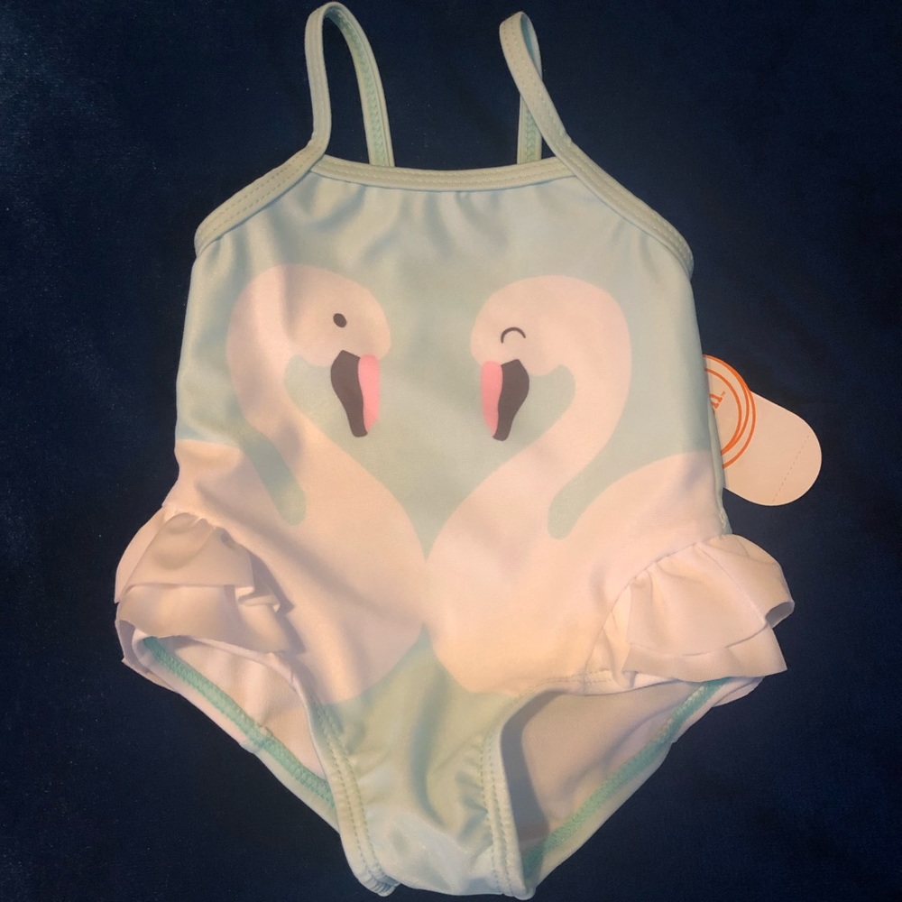 Baby girl Swan swimsuit